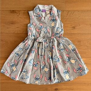 Disney Lilo Gray and Pink Kids Dress. Size 6
